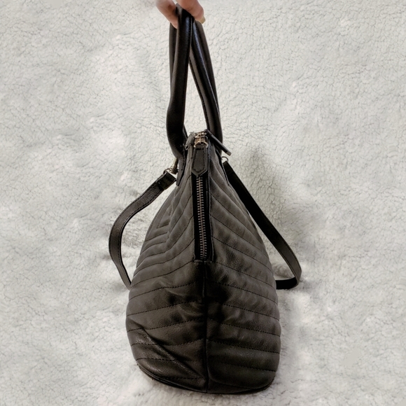 Express Chevron Quilted Satchel - Picture 2 of 3